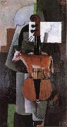 Kasimir Malevich Cow and fiddle china oil painting artist